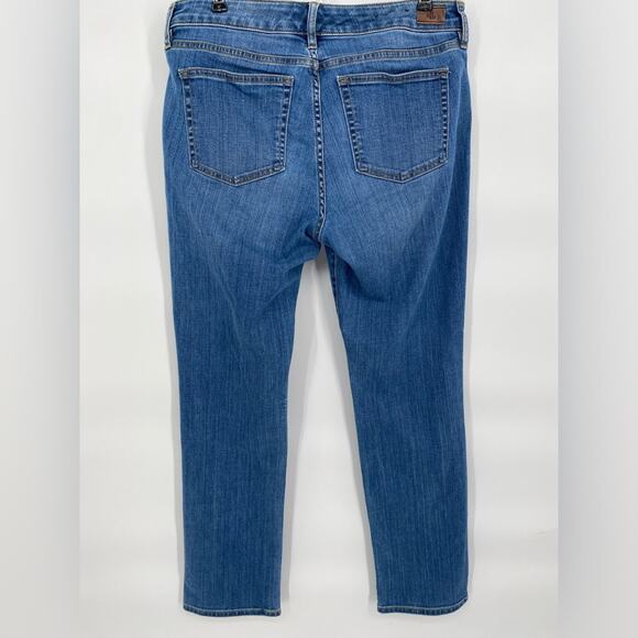 Lauren Ralph Lauren Jeans Modern Straight Curvy Classic Denim 10 - Picture 8 of 9